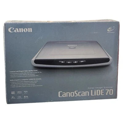 Canon CanoScan LiDE70 Flatbed Scanner USB 2.0 Hi-Speed Brand New Never Been Used - Image 1 of 4