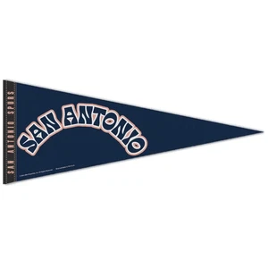 SAN ANTONIO SPURS CITY EDITION ROLL UP PREMIUM FELT PENNANT 12"x30" WINCRAFT - Picture 1 of 1
