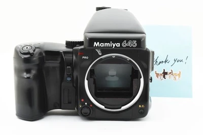 [MINT] Mamiya 645 PRO AE finder Winder Grip 120 filmBack Camera Body JAPAN #0128 - Image 1 of 4