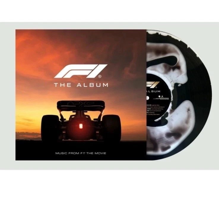 F1 The Movie Vinyl Soundtrack Oil Liquid Filled LP Blood Records Bad World - Image 1 of 1