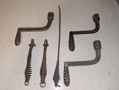 Lot Of Vintage Coal Stove Parts - Image 1 of 4
