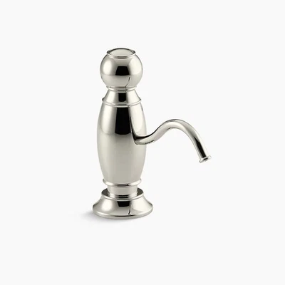NOS Kohler Traditional Soap/Lotion Dispenser in Vibrant Polished Nickel 1994-SN - Image 1 of 4