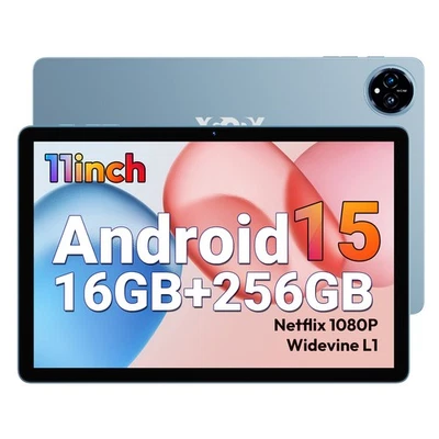 XGODY 11" Android 15 Tablet Octa core 2025 Newest 8000mah 16GB+256GB 5G WiFi IPS - Image 1 of 4