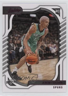 2022-23 Panini Chronicles Absolute Pink Jeremy Sochan #107 Rookie RC - Image 1 of 2