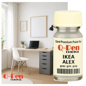 Lackstift für IKEA ALEX grau, gray, gris · Möbel Reparatur · Q-Pen Original - Bild 1 von 9