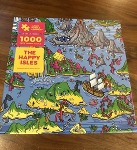 MAGIC PUZZLE COMPANY THE HAPPY ISLES 1000 TEILE PUZZLE TOP - Bild 1 von 4