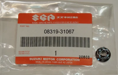 SUZUKI NEW OEM NUT 08319-31067 QTY 2 - Image 1 of 4