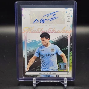 Sergio Aguero 2024-25 Panini Impeccable PL Masterstrokes Auto Silver /49  - Bild 1 von 2