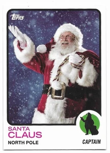2025 Topps Holiday The Santa Archives 1973 Topps Santa Claus (#TSA-73) SP - Imagen 1 de 2