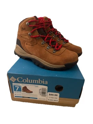 Columbia Newton Ridge Plus Amped Impermeable Mujer’s 7.5 EU 38.5 Botas de Senderismo Bro Foto 1 de 4