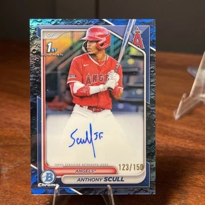 2024 Bowman - Chrome Prospect Autographs Anthony Scull #CPA-AS Blue Lunar... - Bild 1 von 2