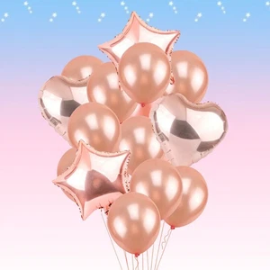 14 Pcs Balloon Decoration Foil Star Wedding Balloons Prop Ballons - Picture 1 of 11