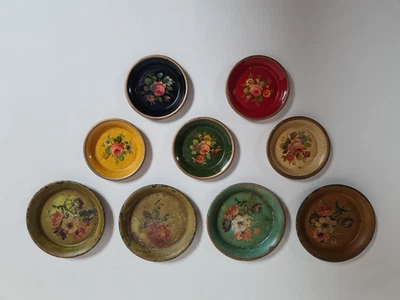 Ancienne dînette en tôle peinte. Époque Napoléon III. Jouet 19ème - Photo 1/4