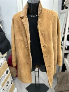 Babayaga Montone Shearling Uomo Man Tg48 Marrone LLV2039 - Picture 1 of 10