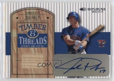 2004 年 Donruss Timber & Threads 签名 25/50 Josh Phelps #TT-27 签名 — 第 1/3 张图片