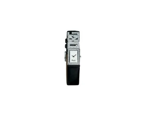 Dolce & Gabbana DW0505 Damen Uhr Shout Sparkling Stones mit schwarzem Lederband - Bild 1 von 15