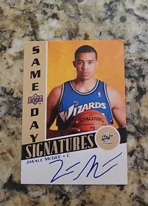 2008-09 Upper Deck Same Day Signatures JAVALE MCGEE Rookie Auto RC Read - Picture 1 of 4