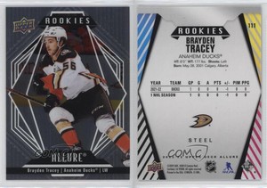 2022-23 Upper Deck Allure Rookies Steel Brayden Tracey #111 Rookie RC