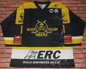 MAGLIA SHIRT TRIKOT ICE HOCKEY GHIACCIO SPORT ERC BULLS SONTHOFEN n°11 tg. XL - Imagen 1 de 2