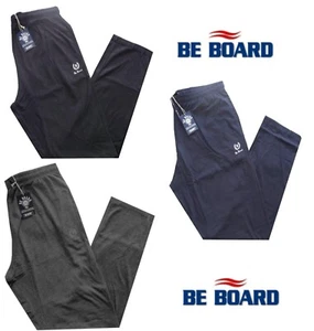 PANTALONE UOMO Jersey tuta leggero 3XL 4XL 5XL 6XL - 7XL 8XL 9XL blu nero grigio - Picture 1 of 6
