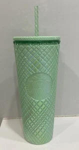 Starbucks Verde Claro Tachonado Bling 2024 Vaso Venti Taza Fría 24oz - NUEVO - Imagen 1 de 6