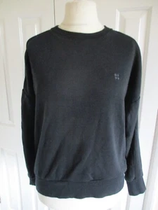 Sweaty Betty - Black, 100% cotton, long sleeve, sweatshirt top - Size L - Picture 1 of 13
