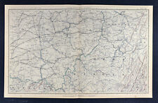 Civil War Military Map - West Virginia Ohio Pennsylvania - Pittsburgh Columbus