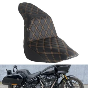 Front & Rear Step 2-Up Gel Pad LS Seat For Low Rider FXLR/S/ST Sport Glide FLSB - Picture 1 of 10