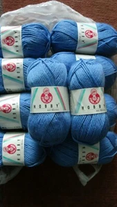 Wolle v. Stahlsche Wolle "Hobby", m. Merino, Blau, 500g, NEU ! ! - Bild 1 von 5