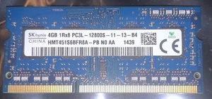 SK Hynix China 4GB 1Rx8 (1 x 4GB) PC3L-12800S(DDR3-1600) Memory (HMT451S6BFR8A) - Picture 1 of 1