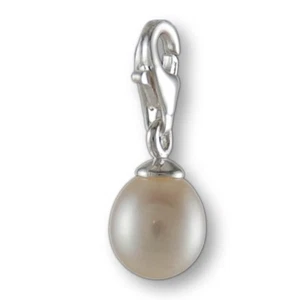 MELINA Charm Anhänger Süßwasseperle Silber 925 - Bild 1 von 1