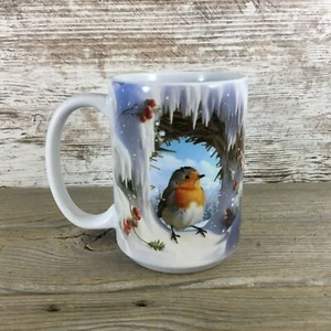 3D Wintervogel 15 Unzen Keramik Kaffeebecher - Bild 1 von 3