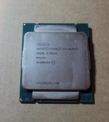 Intel Xeon E5-1630 V3 (SR20L) 3.70GHz 4-Core LGA2011-3 CPU - Image 1 of 2