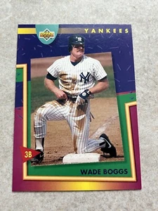 1993 Upper Deck Wade Boggs #206 MLB New York Yankees - Picture 1 of 2