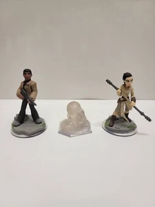 Finn and Rey Star Wars Disney Infinity 3.0 The Force Awakens Crystal Combo - Picture 1 of 4