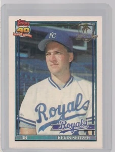 1991 Topps Desert Shield Kevin Seitzer Royals A - Imagen 1 de 2