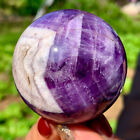 172g seltener hochwertiger natürlicher lila Traum Amethystball Behandlungsball