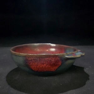 Antica porcellana cinese 7,4" Song Jun forno sottile ciotola oro - Foto 1 di 9