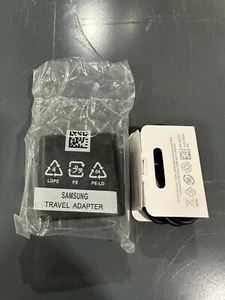 New Samsung 45W Super Fast Charger & USB-C Cable for Galaxy S20 S21 S22 S23 - Picture 1 of 7