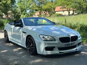 BMW 640D M SPORT 2014 CONVERTIBLE WHITE AUTO - Picture 1 of 10