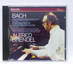ALFRED BRENDEL - JS BACH Italian concerto BWV 971 - PHILIPS CD full silver NM - Foto 1 di 2