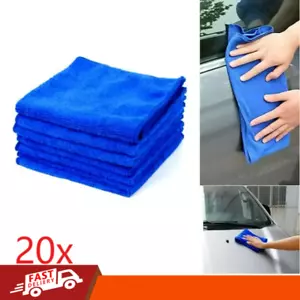 20PCS Microfiber Cleaning Cloth No-Scratch Rag Car Polishing Detailing Towel - Picture 1 of 9