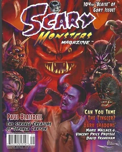 SCARY MONSTERS MAGAZINE-#104-PAUL BLAISDELL-DARK SHADOWS-TINGLER-VINCENT PRICE - Picture 1 of 1