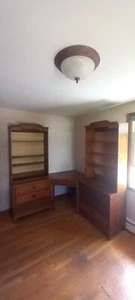 Davis Cabinet Company Tan Teak Bedroom Set - Picture 1 of 16
