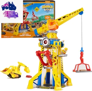 Rubble and Crew, Bark Yard Crane Tower Playset with Rubble Action Figure, Toy Bu - Picture 1 of 11