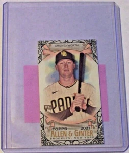 2021 Topps Allen & Ginter Black Border Mini Parallel Jake Cronenworth #99 Padres - Picture 1 of 1