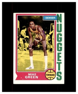 1974-75 TOPPS BASKETBALL CARD DENVER NUGGETS #254 MIKE GREEN ROOKIE
