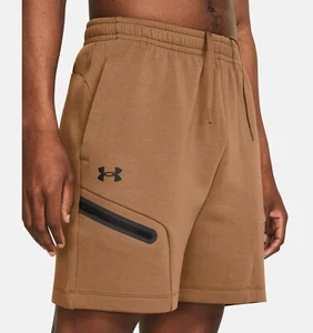 Under Armour Men's UA Unstoppable Fleece 7" Shorts Brown L, 2XL - Bild 1 von 5