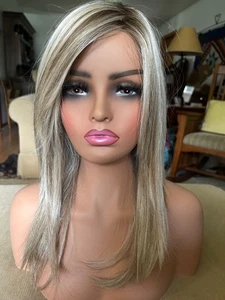 SUGAR RUSH-E WIG BELLE TRESS in Rootbeer Float Blonde Full Mono Lace Front $588 - Picture 1 of 13