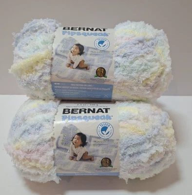 Bernat Pipsqueak Yarn Baby Baby Print 3.5 oz/ 101 yds per Skein Lot of 3 - Image 1 of 4